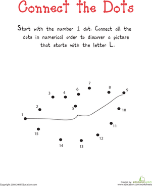 Simple Dot to Dot: L is for...
