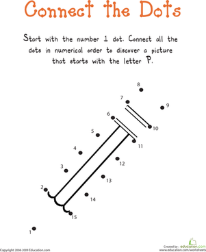 Simple Dot to Dot: P is for...