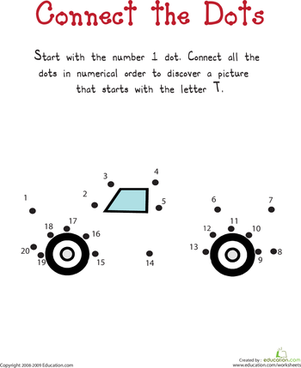 Simple Dot to Dot: T is for...