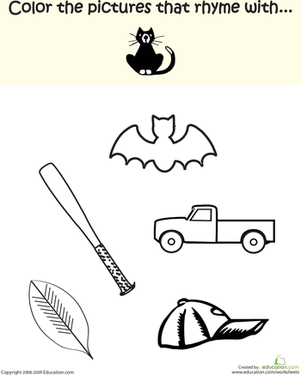 Phonics Fun: Rhymes With Cat