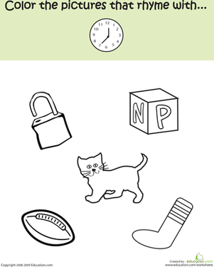 Words That Rhyme with Clock