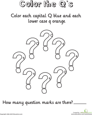 Color the Q's