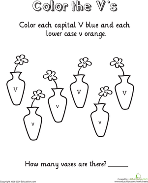 Learning the Letter V