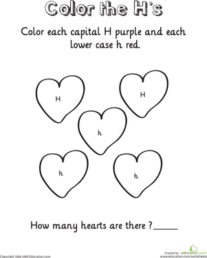 Learning the Letter H