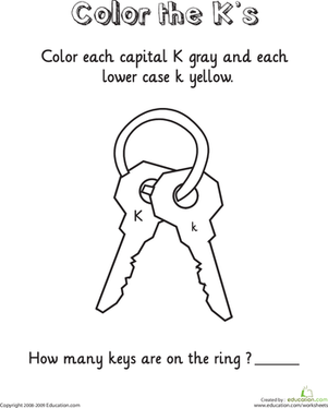 Learning the Letter K