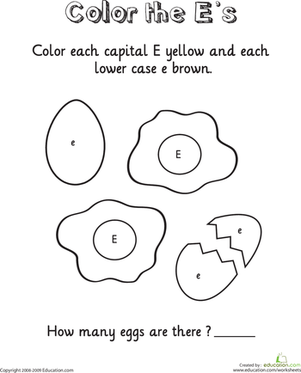 Learning the Letter E