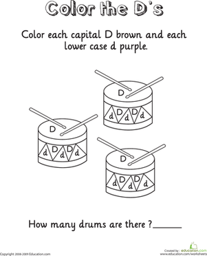 Learning the Letter D