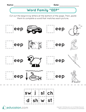 All in the Word Family: The -eeps