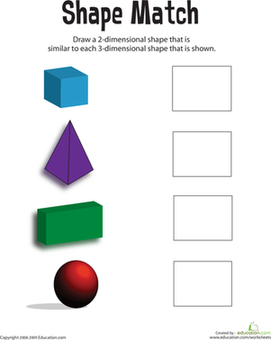 Matching Shapes: 3D to 2D