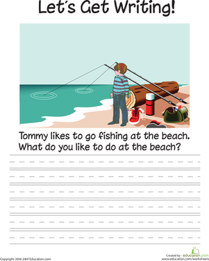 Let's Get Writing: The Beach