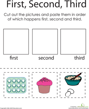 First, Second, Third: A Baking Challenge