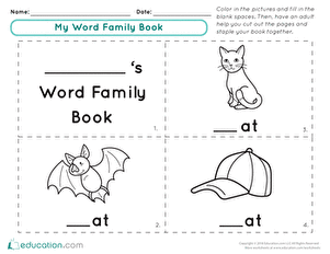 My Word Family Book: