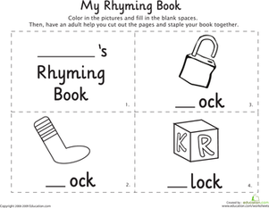 My Rhyming Book: -Ock