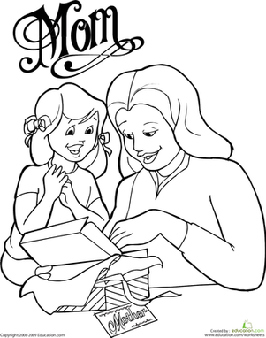 Color the Mother's Day Moment