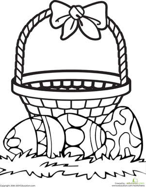 Color the Easter Basket