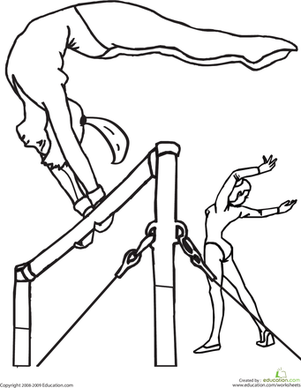 Color the Gymnasts
