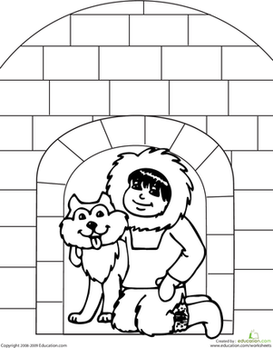 Color the Igloo