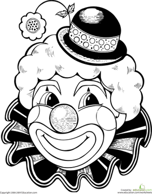 Color the Circus Clown