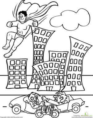 Color the Superhero