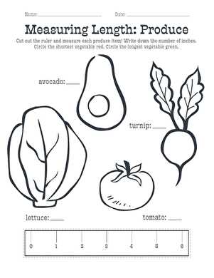 Measuring Length: Produce