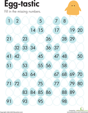 Missing Numbers: Egg Escape