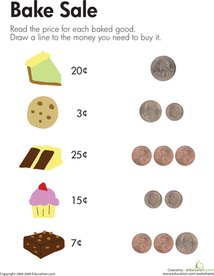 Counting Coins at the Bake Sale