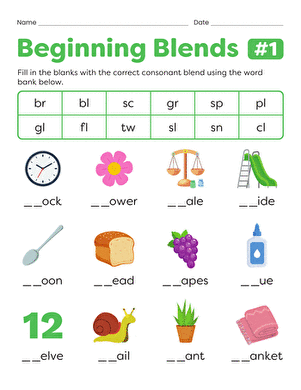 Beginning Blends #1