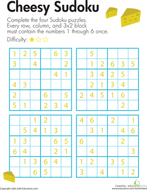 Cheesy Sudoku
