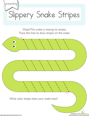 Prewriting Skills: Diagonal Lines 2