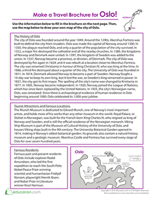 Make a Travel Brochure for Oslo