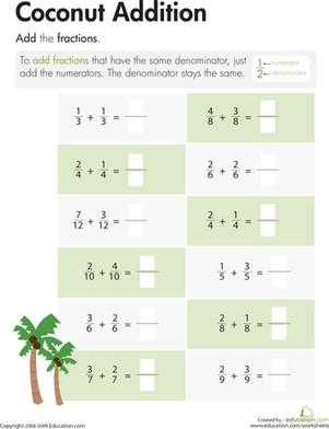Crazy Coconut Fractions
