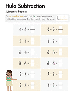 Hula Subtraction