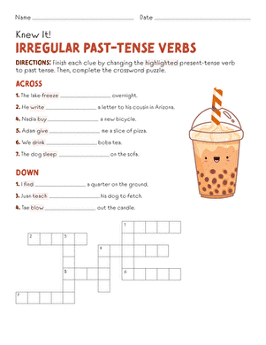 Knew It! Irregular Past-Tense Verbs