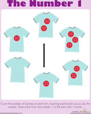 Counting: The Number 1