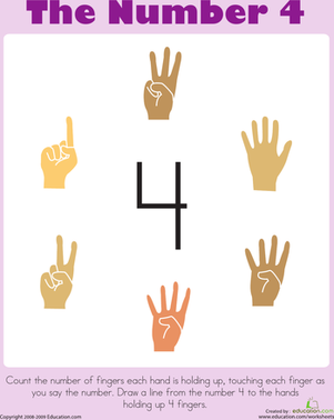 Counting: The Number 4