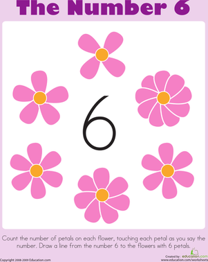Learning Numbers: 6