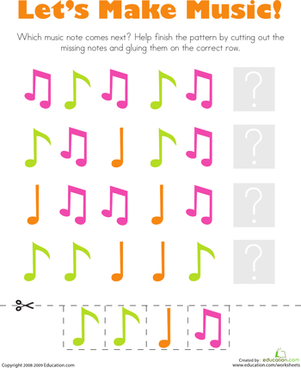 Patterns: Music Notes