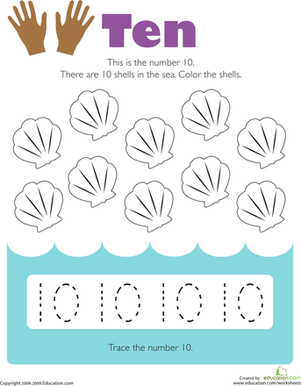 Tracing Numbers: 10