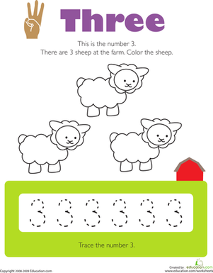 Tracing Numbers: 3