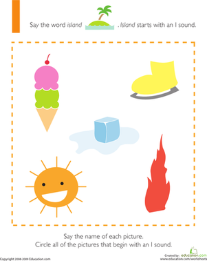 Letter Sounds: I