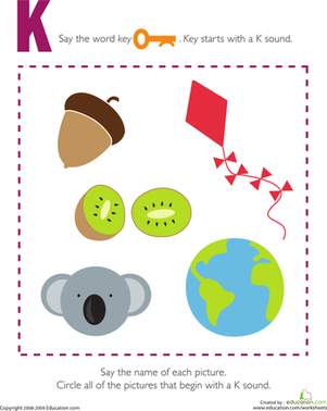 Letter Sounds: K
