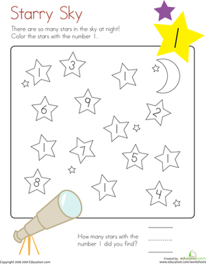 Learning Numbers: Number 1