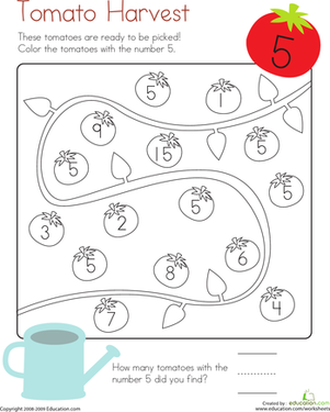 Coloring 5: Tomato Harvest