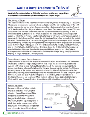 Make a Travel Brochure for Tokyo