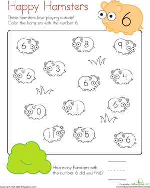 Coloring 6: Happy Hamsters