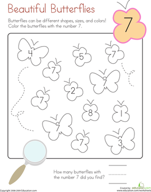 Coloring 7: Beautiful Butterflies