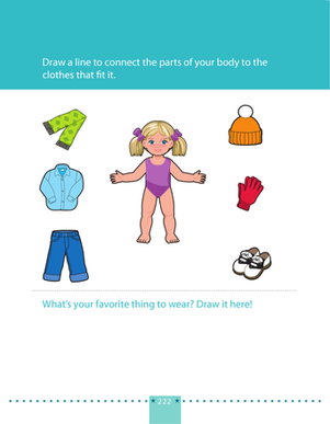 let s get dressed worksheet education com