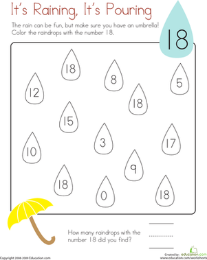 Coloring 18: It's Raining, It's Pouring