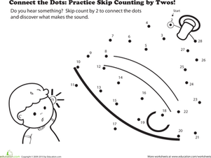 Connect the Dots: Practice Skip Counting by Twos