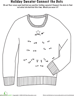 Connect the Dots: Holiday Sweater